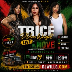 Trice D'Vine LIVE AT THE MOVE (Formerly Ziggys)
