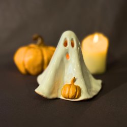 Halloween Handbuilding BYOB | Make Your Own Ghost & Pumpkin👻🎃