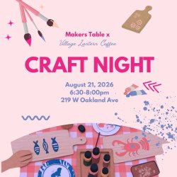Makers Table - Painted Charcuterie Board Craft Night
