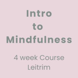 4 Week Intro to Mindfulness for Adults