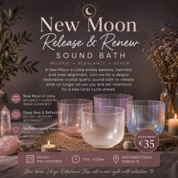 New Moon Release & Renew South Bath | Friday 9th October 7-8:30pm