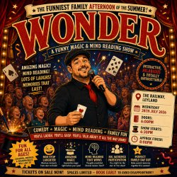 WONDER — Family Magic & Mind Reading Show at The Railway, Leyland