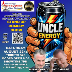 Uncle Energy at the Valatie Community Theater