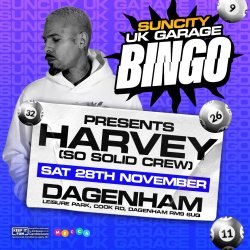Sun City Bingo - Dagenham | UK GARAGE BINGO - 2026 TOUR | HARVEY SO SOLID CREW
