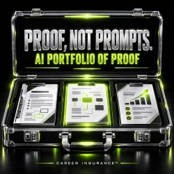 AI Proof, Not Prompts™  Build an AI work portfolio you can show and use. Earn a certification that never expires.