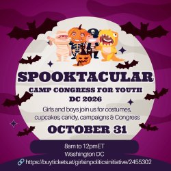 Spooktacular Camp Congress for Youth DC 2026