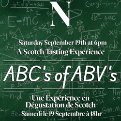 ABC's of ABV's - A Scotch Tasting Experience