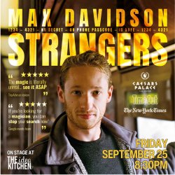 Max Davidson magic show September 25