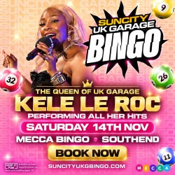 Sun City Bingo - Southend | UK GARAGE BINGO - 2026 TOUR