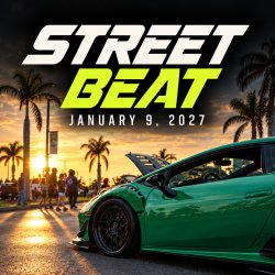 Street Beat South Florida 2027 — custom cars at sunset in Fort Pierce