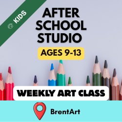 After School Studio (Ages 9–13) at BrentArt (DROP-IN)