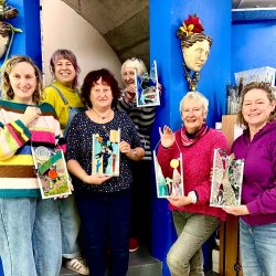 2.5 day Intensive Sculptural Glass Panel: Stained glass, flameworking and fusing at Mulranny Arts, Co. Mayo