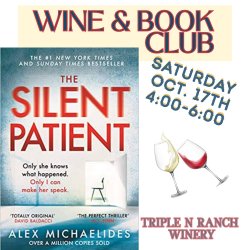 FREE EVENT-Wine and Book Club-"The Silent Patient" by Alex Michaelides
