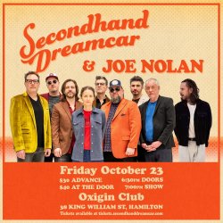 Secondhand Dreamcar & Joe Nolan in Hamilton