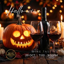 Blue Heron: Hallo-Wine