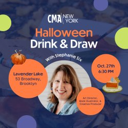 CMA NY Halloween Drink & Draw with Stephanie Six