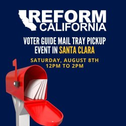 Voter Guide Mail Tray Pickup Event — Santa Clara
