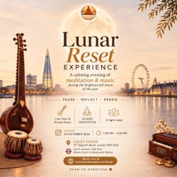 The Lunar Reset Experience: An Evening of Live Sitar, Meditation & Water Ritual