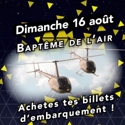 Baptême de l'air en hélicoptère