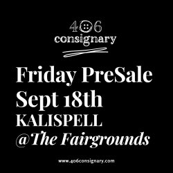 406 Consignary Kalispell - Fall Kid's PopUp Consignment Boutique
