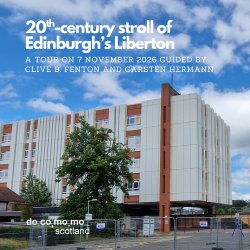 Photo of the 20th-century block of Liberton Hospital which will feature in the cycle ride