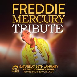 Freddie Mercury Tribute on Bournemouth Pier