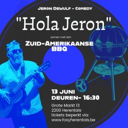 Jeron Dewulf - "Hola Jeron" + Zuid-Amerikaanse BBQ
