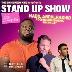 Nabil Abdulrashid alongside Adonis Bo Chakra and Shawn Jay