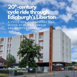Photo of the 20th-century block of Liberton Hospital which will feature in the cycle ride