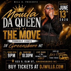 Moula Da Queen LIVE @ THE MOVE (Formerly Ziggy's)