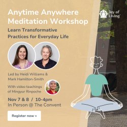 Anytime Anywhere Meditation - Weekend In-person
