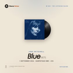 Sleeve Notes — Joni Mitchell · Blue