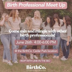 Birth Professional Meet Up @ BirthCo. Cedar Park