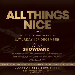 All Things Nice LIVE The Christmas Dinner Dance with showband