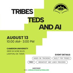 Tribes, TEDs, and AI