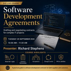 Software Development Agreements: A Live Online Course