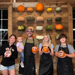 Pumpkin Painting at Alaska Farms