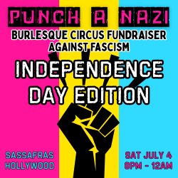 Punch a N*zi - A Burlesque Fundraiser Against Fascism