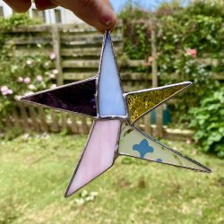 Stained Glass Wonky Star