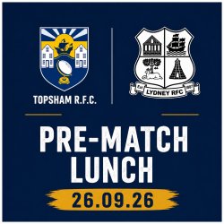 Pre-Match Lunch: Topsham v Lydney