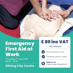 Emergency First Aid at Work - Stirling