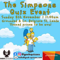 The Simpsons Quiz Event