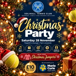 Solihull Tennis Club Christmas Party