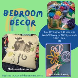 Summer Craft Club - Bedroom Decor for 8-12 year olds