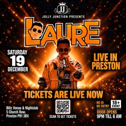 LAURE in Preston by JJ Events