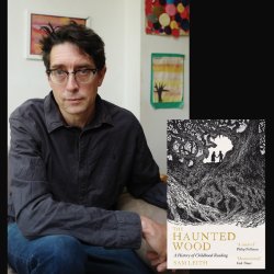 Sam Leith with book 'The Haunted Wood'