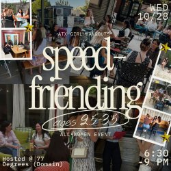 All-Women Speed-Friending Event (Ages 25-35)