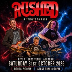 🎸RUSHED – A Tribute to Rush | Live at Jacs Venue, Aberdare🔥