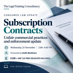 Subscription Contracts:  a LIVE online course presented by Keith Markham