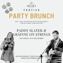 Festive Party Brunch with Paddy Slater & Gráinne on Strings